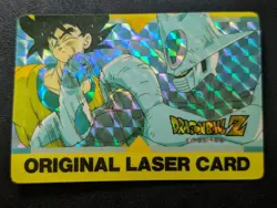 Dragon Ball Z Laser Card Son Goku vs Kuura Used Vintage Collectible - Image 1