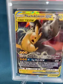 2019 POKEMON TEAM UP PIKACHU & ZEKROM GX #33 PSA 10 GEM MINT #129259762 - Image 4