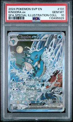 POKEMON SHROUDED FABLE KINGDRA EX #131 ILLUSTRATION PSA 10 GEM MINT #110495929 - Image 1