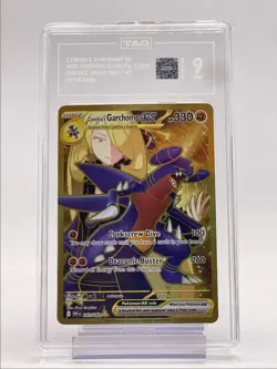 CYNTHIA'S GARCHOMP EX 2025 POKEMON DESTINED RIVALS HYPER RARE 241 TAG 9 Q5677 - Image 1
