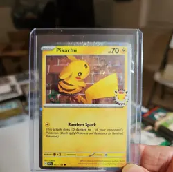 Pikachu (Pokemon Day 2026 Stamped) 051/162 Cosmos Holo Promo - Image 1