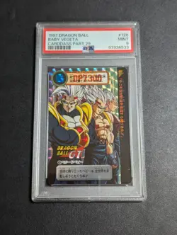 Dragon Ball GT Carddass Vegeta Baby PSA 9 collectible trading card - Image 1