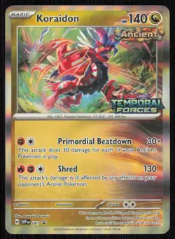 Koraidon (Prerelease) 091 Holo Promo Scarlet & Violet Promo Pokemon Holo NM - Image 1
