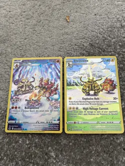 Pokemon TCG Electivire GG08/GG70 And Magmortar GG03/GG70 Crown Zenith Full Art - Image 1