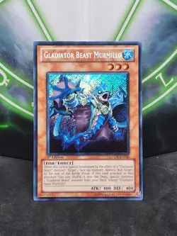 Yugioh Gladiator Beast Murmillo LCGX-EN236 Secret Rare 1st Edition NM Euro - Image 1