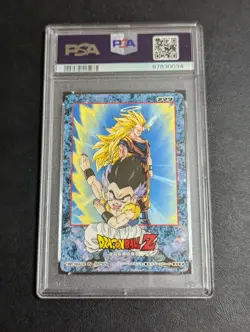 Dragon Ball Z PSA 8 Gohan Card Amada Hero Collection Part 3 WGL3 Used - Image 2