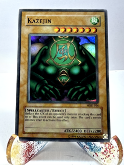 YuGiOh! Kazejin MRD-026 Unlimited Super Rare LP - Image 1