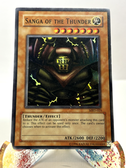 YuGiOh! Sanga of the Thunder MRD-025 Unlimited Super Rare LP - Image 1