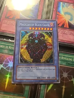 Konami Magician of Black Chaos PP01-EN001 Premium Pack 1 Secret Rare Unlimited - Image 1