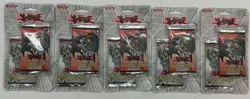 Lot of (5) Yu-Gi-Oh Duelist Jaden Yuki 2/Aster Phoenix 1st Edition Blister Packs - Image 1