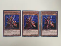 Yugioh - Breaker the Magical Warrior x 3 - 1st Edition NM - Plus Free Holo Card - Image 1