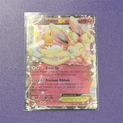Pokemon Sylveon EX RC21/RC32 Generations Ultra Rare Full Art Holo Card - Image 1