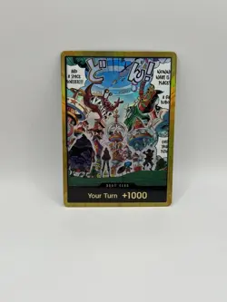 One Piece DON!! Card (Egghead) (Gold) The Azure Sea's Seven Foil NM/M - Image 1