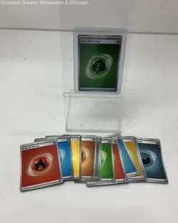 Pokemon TCG S&V 151 Cosmos Holofoil Energy Lot of 2 Complete Card Sets #001-008 - Image 1