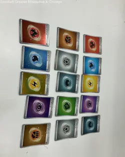 Pokemon TCG S&V 151 Cosmos Holofoil Energy Lot of 2 Complete Card Sets #001-008 - Image 4
