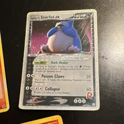 Pokemon TCG Charmander Rapidash Rocket's Snorlax ex Lot 3 Cards - Image 2