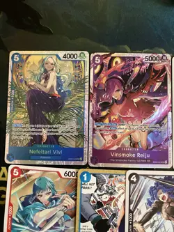 Bandai One Piece Card Game Set Lot 50 Cards English Monkey D. Luffy, Vivi, Zoro - Image 2