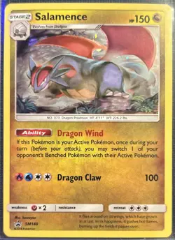 Salamence SM140 Black Star Promo Holo Pokemon Cards NM - Image 1