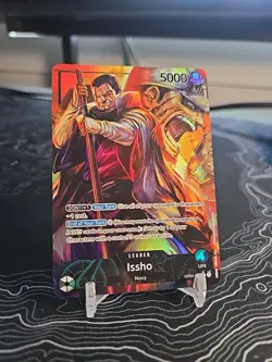 Issho OP04-020 Leader Alternate Art One Piece Card Game TCG - ENGLISH NM - Image 1