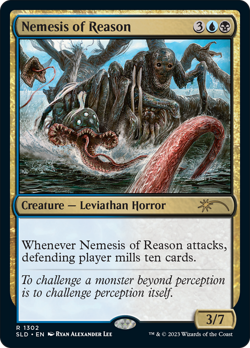 Nemesis of Reason (Secret Lair) FOIL Secret Lair HEAVILY PLD Rare CARD ABUGames - Image 1