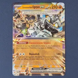 Cornerstone Mask Ogerpon ex 58/131 - PE - Rare Holo Pokemon Card - NM - Image 1