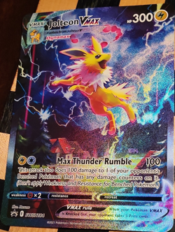 Jolteon VMAX SWSH184 Jumbo Card Oversized​ Pokemon​​ Black Star Promo - Image 1