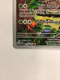 Pokemon TCG Pinsir Twilight Masquerade Holo Card 168/167 - Image 5