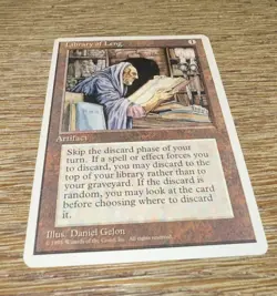 MTG * Library of Leng LP Core Set 4th Edition Regular SellbyCyn - Image 1