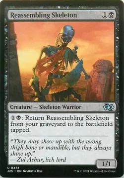 Reassembling Skeleton - U481 - MTG - Jumpstart Foundations (J25) - Image 1