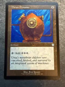 MTG Thran Dynamo Retro Frame Brothers War Magic The Gathering TCG - Image 1