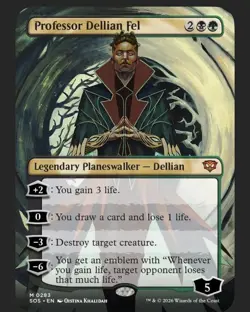 Professor Dellian Fel (Borderless) Secrets of Strixhaven Regular - Image 1