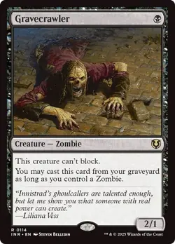 GRAVECRAWLER x4 mtg NM-M Innistrad Remastered 4 Rare - Image 1