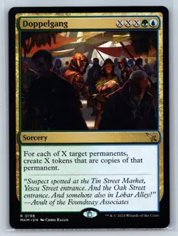 DOPPELGANG 198 RARE MURDERS AT KARLOV MANOR MAGIC: THE GATHERING NM - Image 1