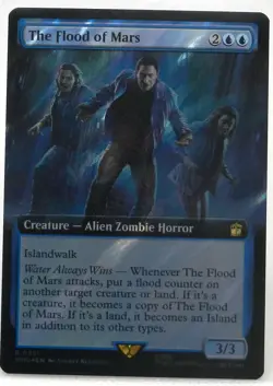 The Flood of Mars (Extended Art)(Surge Foil) 0951 MTG Doctor Who - Image 1