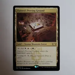 Magic The Gathering Ziatora's Proving Ground New Capenna Rare Land Regular EN - Image 1