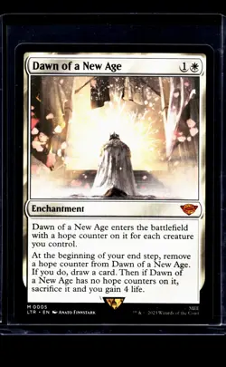 2023 MTG Magic The Gathering LOTR Lord of the Rings #5 Dawn of a New Age - Image 1