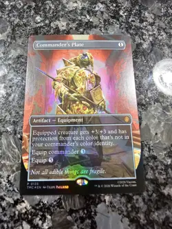 Commander's Plate - Foil (Borderless) Teenage Mutant Ninja Turtles - Mtg 135 (A) - Image 1