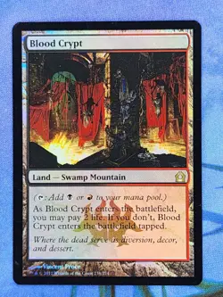 1x FOIL Blood Crypt, LP (see photos), RTR, Magic: the Gathering, MtG - Image 1