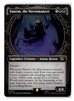 Sauron, the Necromancer (Showcase) (Surge Foil) Foil R Universes Beyond: The Lor - Image 1