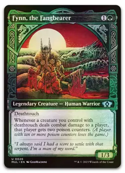 Fynn, the Fangbearer #26 (Foil) (NM) March of the Machine MUL Magic MTG - Image 1