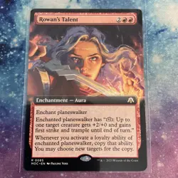 Rowan's Talent (REGULAR) x1 - MTG March of the Machine Commander MOC #85 - Image 1