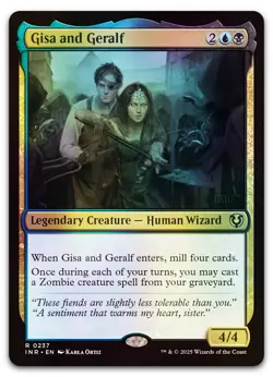 Gisa and Geralf #237 (Foil) (NM) Innistrad Remastered INR Magic MTG - Image 1