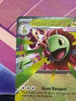 Mega Meganium ex - 034 034 Holo Promo ME: Mega Evolution Promo Pokemon NM - Image 2