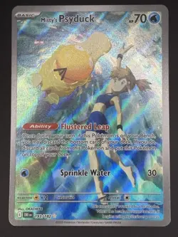 Pokemon Misty's Psyduck Full Art Holo Sv10 Destined Rivals 193/182 70 HP - Image 3