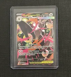 Mega Lopunny EX 128/094 Pokemon Phantasmal Flames SIR Holo NM Raw - Image 3