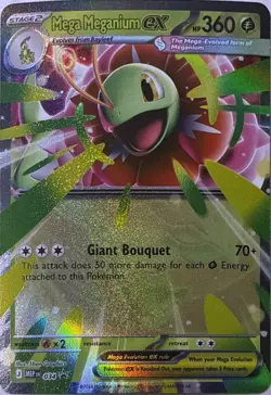 Mega Meganium ex - 034 034 Holo P ME: Mega Evolution Promo Pokemon NM - Image 1