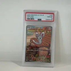 Pokemon Minccino SV11B Black Bolt 157/086 Art Rare Holo PSA 10 Japanese 2025 - Image 2