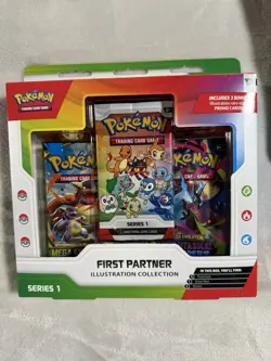 x6 Pokemon First Partner Illustration Collection: Series boxes plus 1 extra pack - Image 2