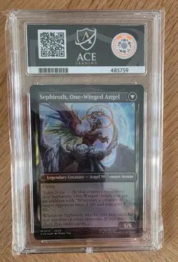 2025 MTG Final Fantasy Sephiroth, Fabled Soldier Foil #115 ACE 9 POP 1 - Image 2
