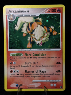 Pokemon TCG Arcanine 1/111 Rising Rivals Holo – DOUBLE SWIRL – NM - Image 1
